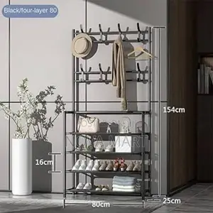 Clothes and Shoe Rack (4 Layer)