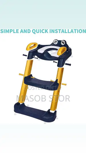 Potty Training Seat With Ladder / የሽንት ቤት ማለማመጃ