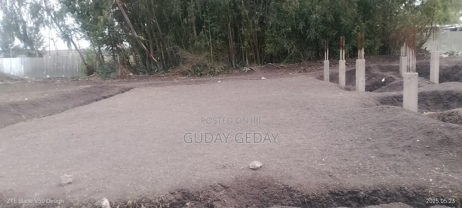 ቃሊቲ ዩኒሳ አደባባይ 140 ካሬ ባዶ ቦታ