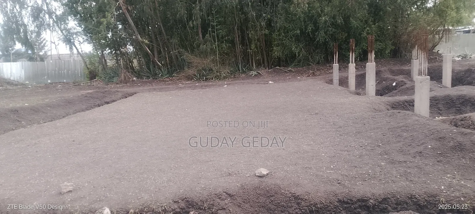 ቃሊቲ ዩኒሳ አደባባይ 140 ካሬ ባዶ ቦታ