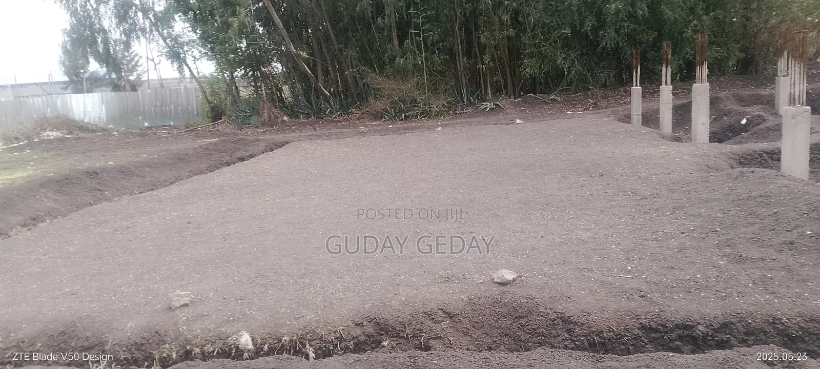 ቃሊቲ ዩኒሳ አደባባይ 140 ካሬ ባዶ ቦታ