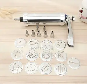 Cookies Press Icing Set /የኩኪስ ቅርፅ ማውጪያ