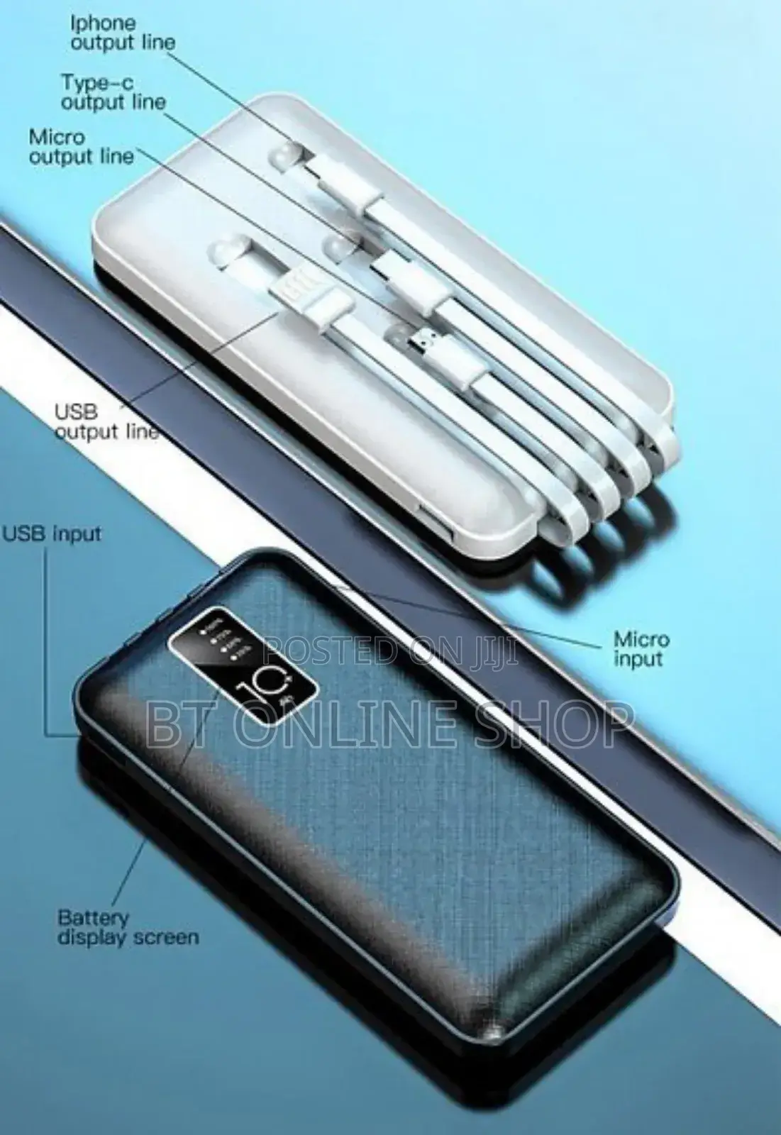 Hepu አስተማማኝ ኦሪጅናል 10,000mah ፓወር ባንክ