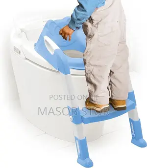 Photo - Children's Toilet Ladder With Steps/ ሽንት ቤት ማለማመጃ