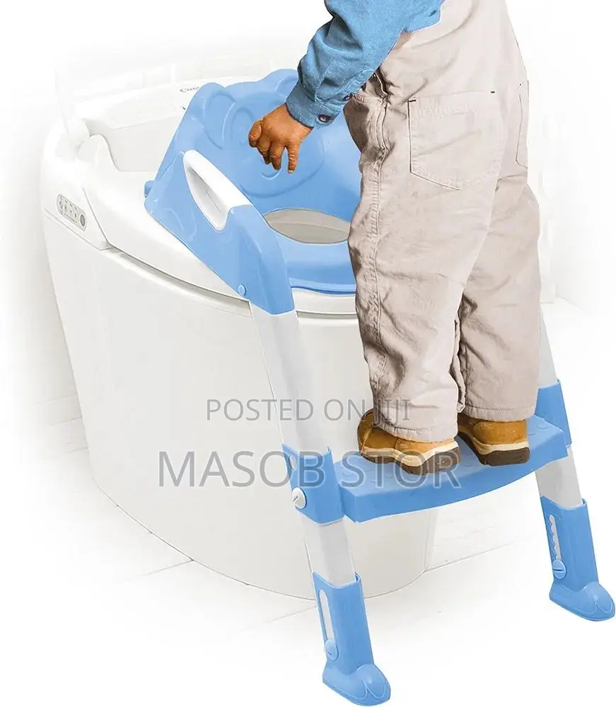 Children's Toilet Ladder With Steps/ ሽንት ቤት ማለማመጃ