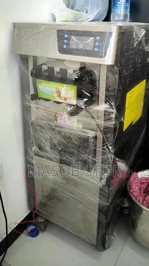 Photo - Soft Ice Cream Maker Machine / የአይስ ክሬም መስሪያ