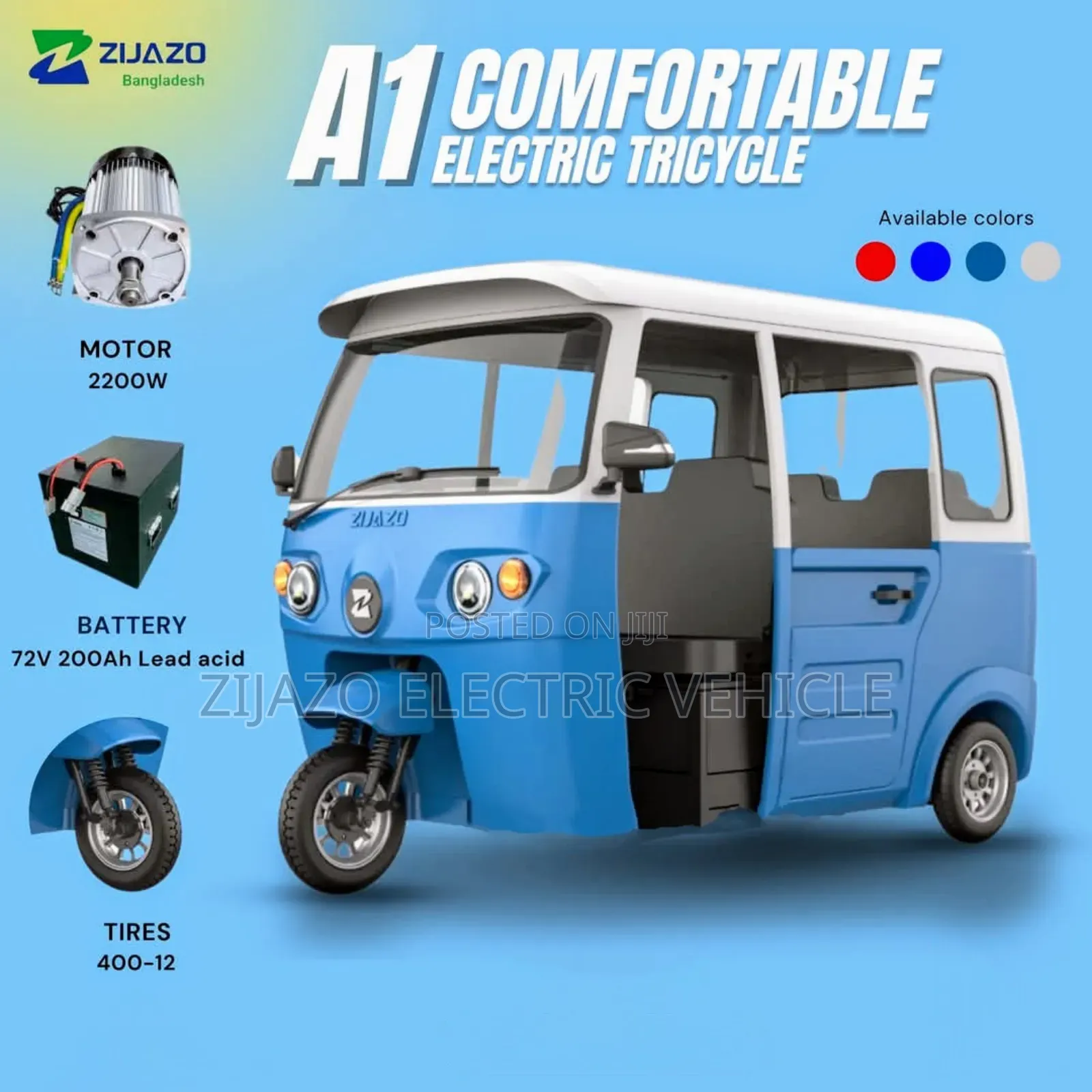 New Bajaj 2024 Blue