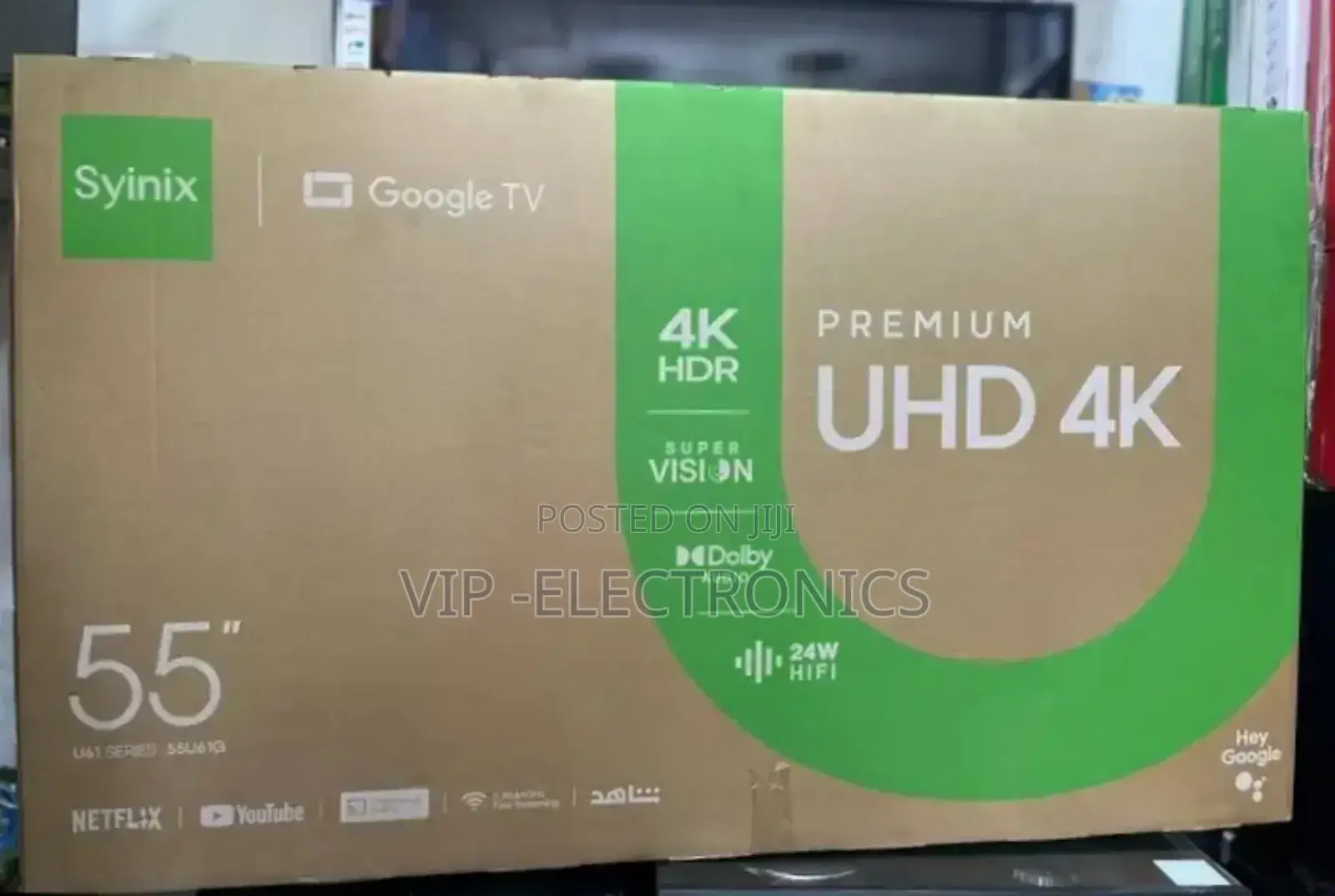 Syinix Tv 55"Inch Tv Smart Uhd Nwe 2025 Products