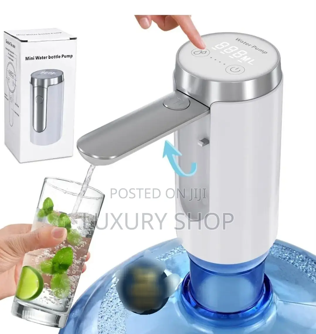  ከጃር ላይ ዉሀ መቅጃ Water Dispenser