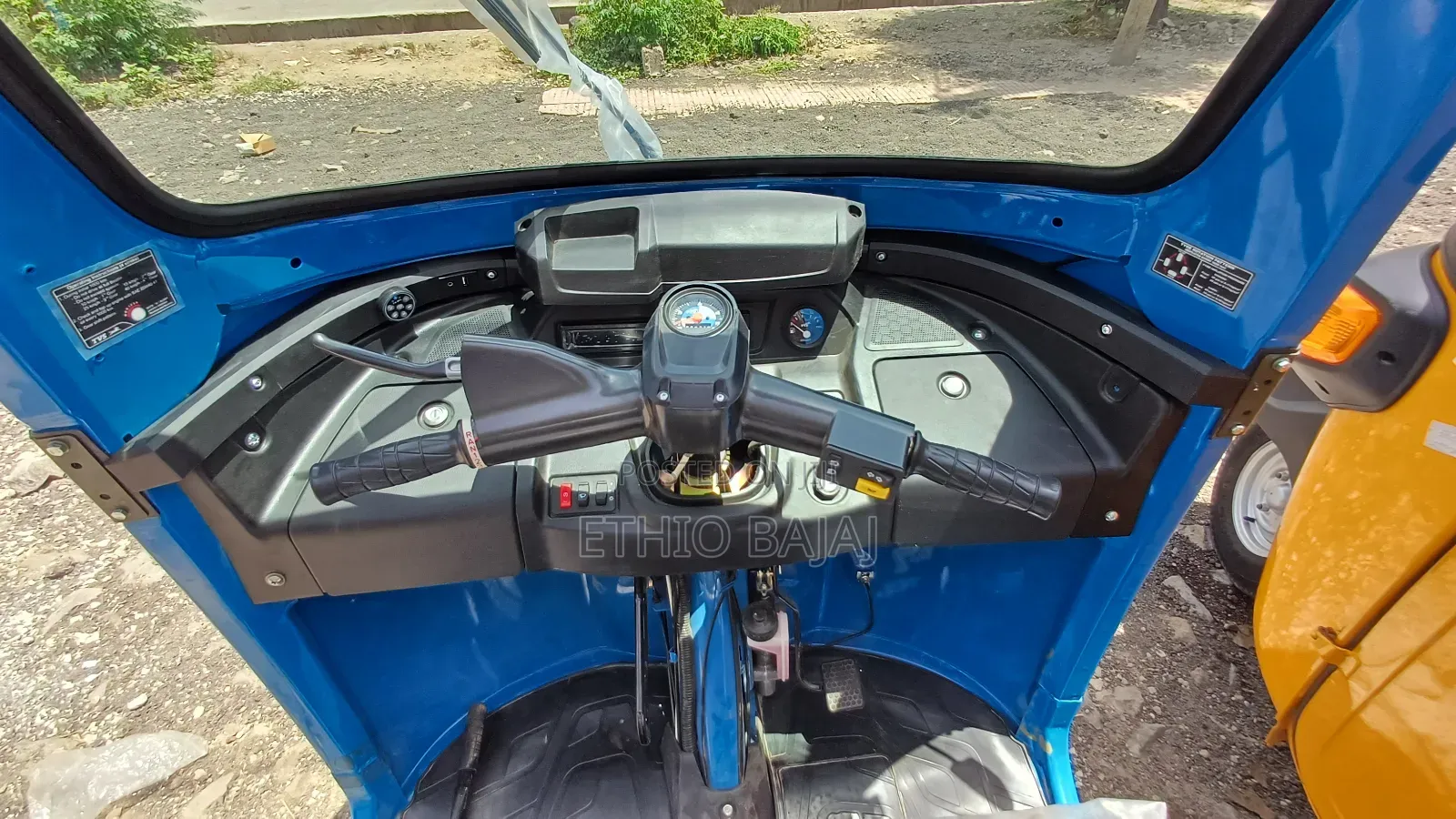 New TVS King Deluxe Plus iTouch Start 2024 Blue