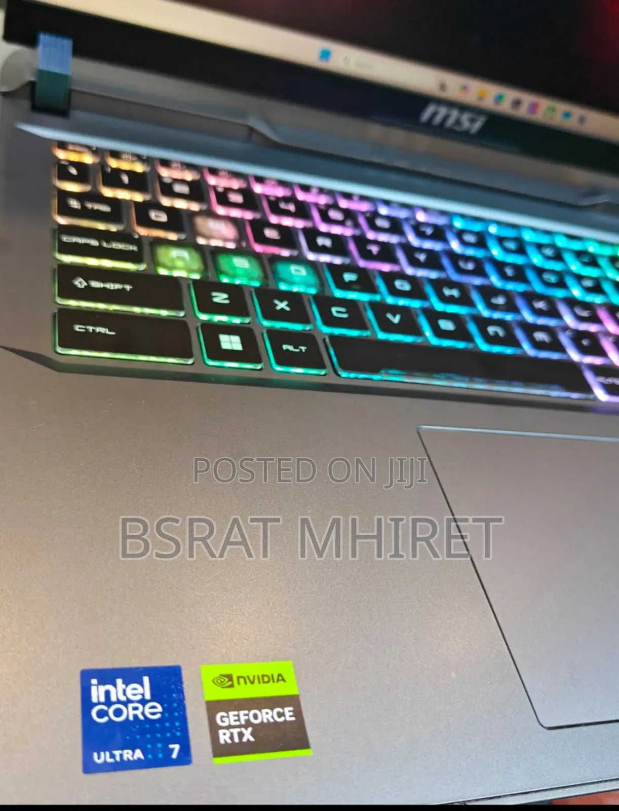 New Laptop MSI GF63 16GB Intel Core Ultra 7 SSD 1T