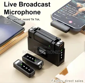 One to Two Wireless Noise Reduction Collar Microphone