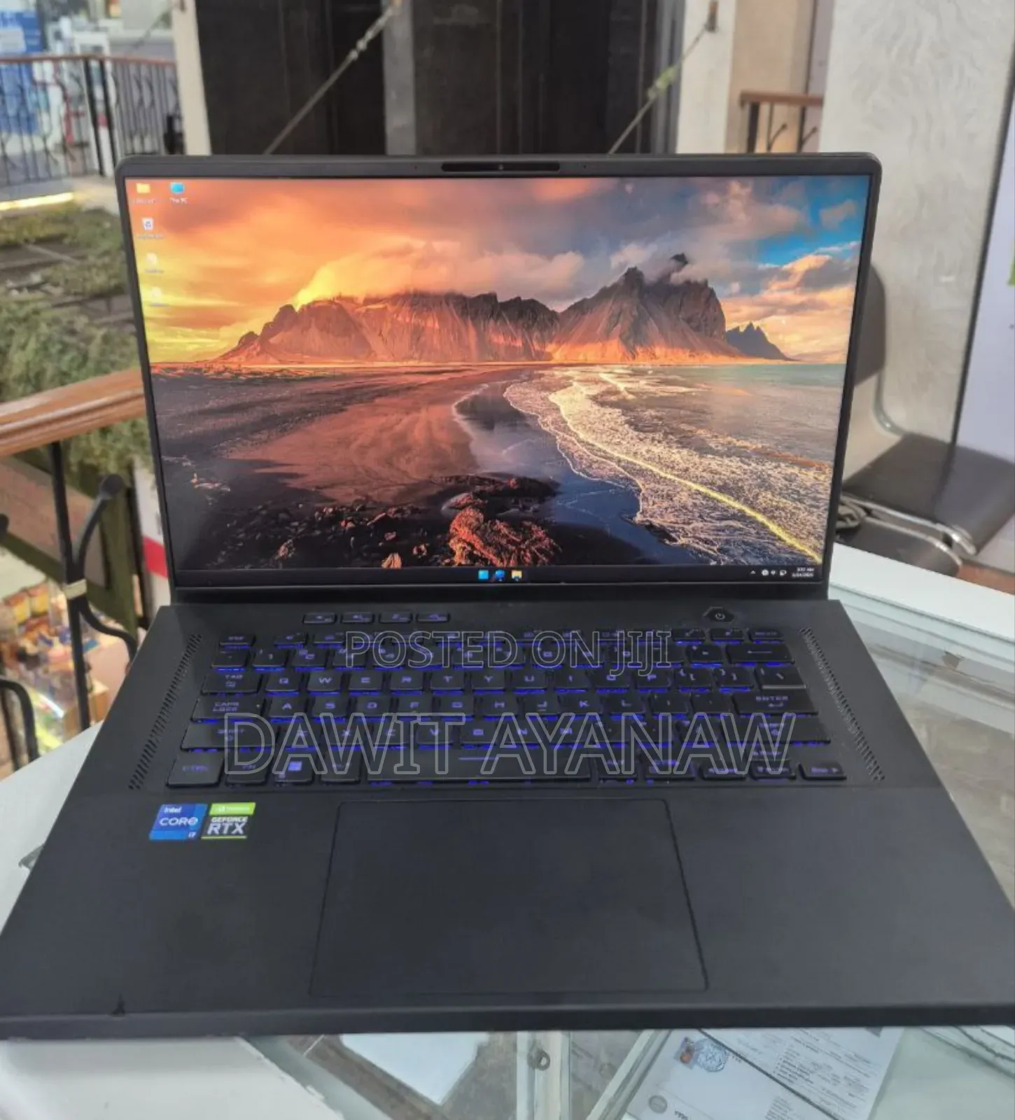 New Laptop Asus ROG Zephyrus M16 GU603HR 16GB Intel Core I7 SSD 512GB