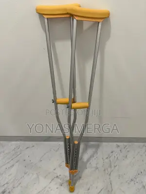 Photo - Crutchesقفunderarm Crutches Non-Slip Thickening, 9-Section