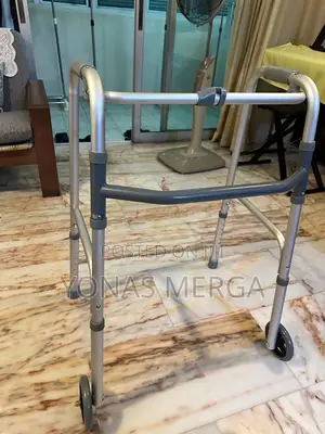 Photo - Walker With Wheel ثto Move Person Walkerط Comfortable Easily