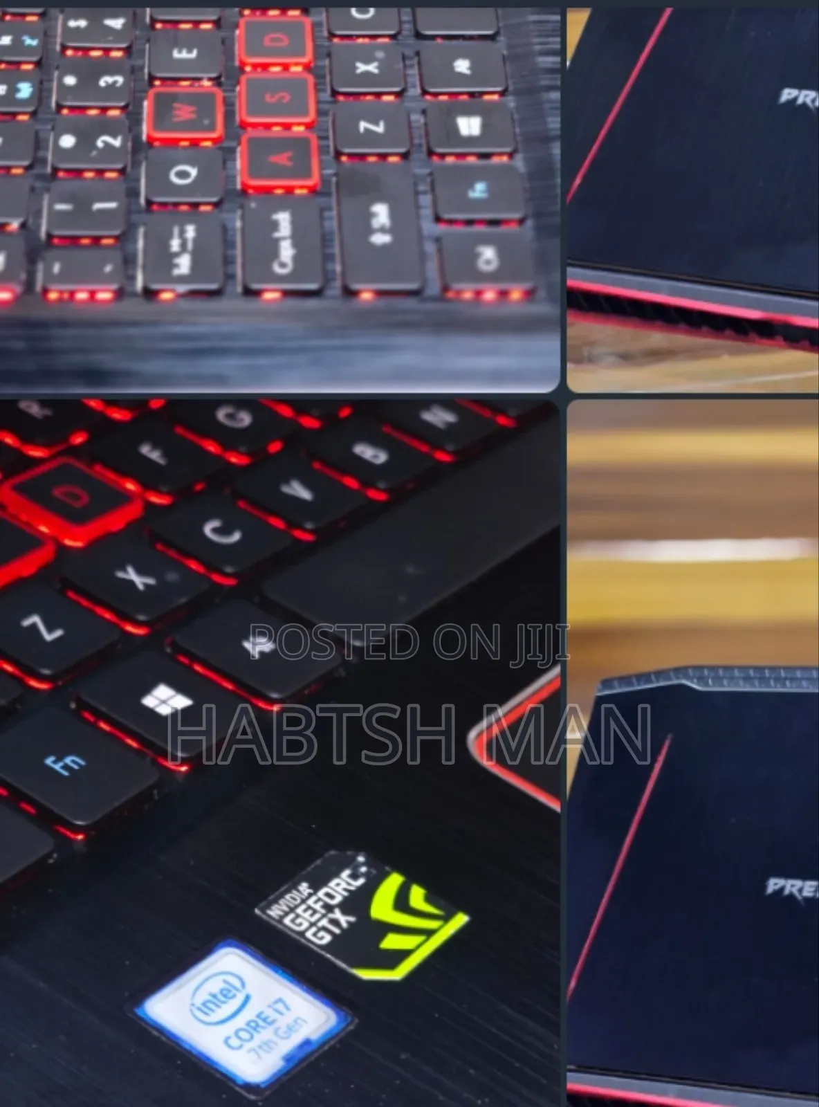 New Laptop Acer Predator Helios 300 16GB Intel Core I7 HDD+SSD 1T