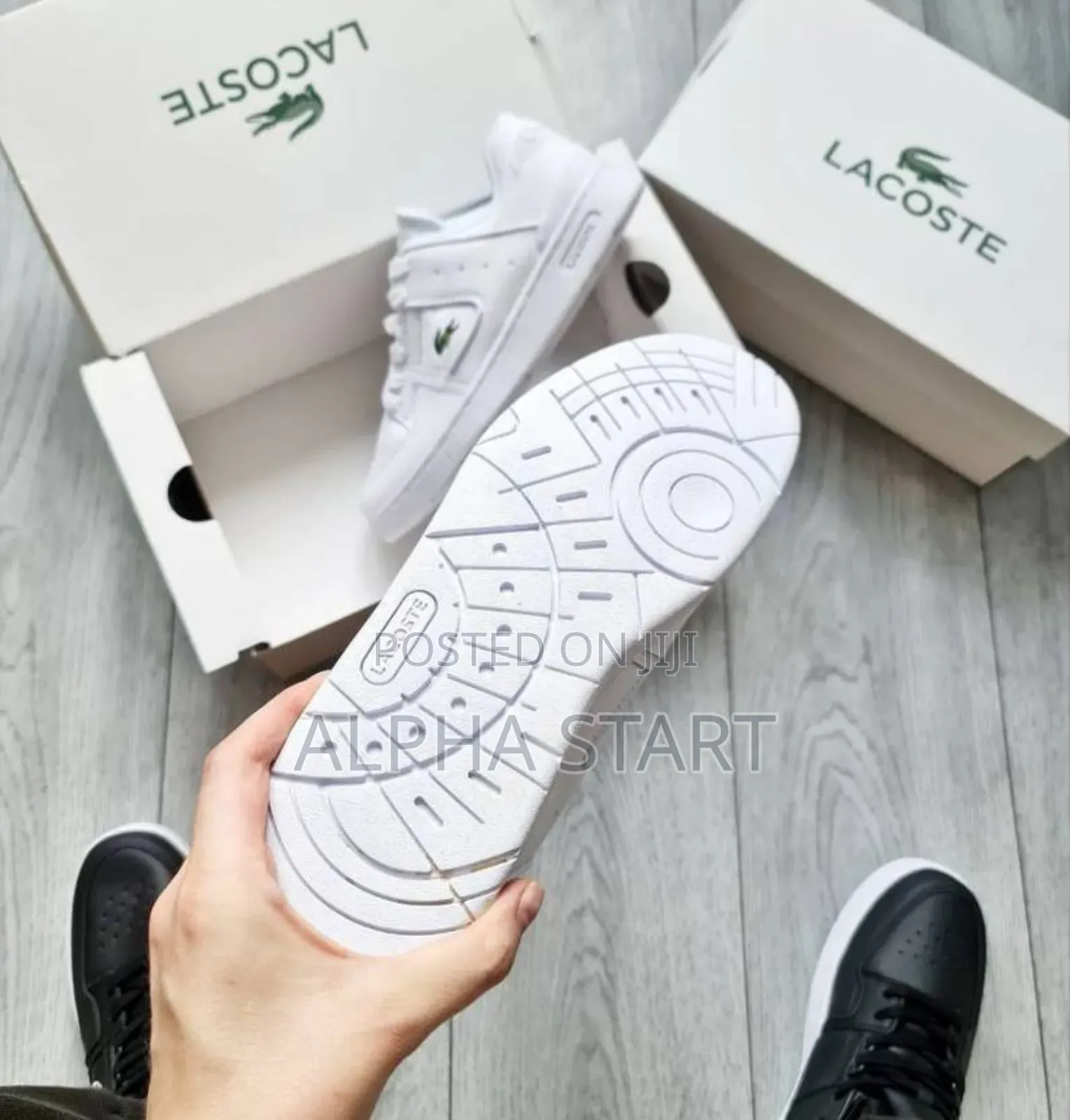 Lacoste Court Cage ‘Triple White’ Shoe