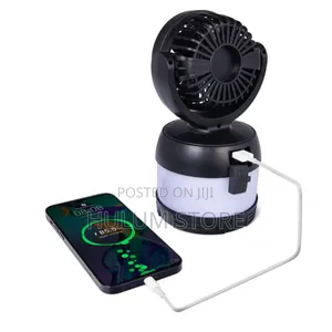 Photo - 2in1 Fan With Camping Light Solar