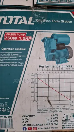 Total 1hp Automatic Self-Priming Pump