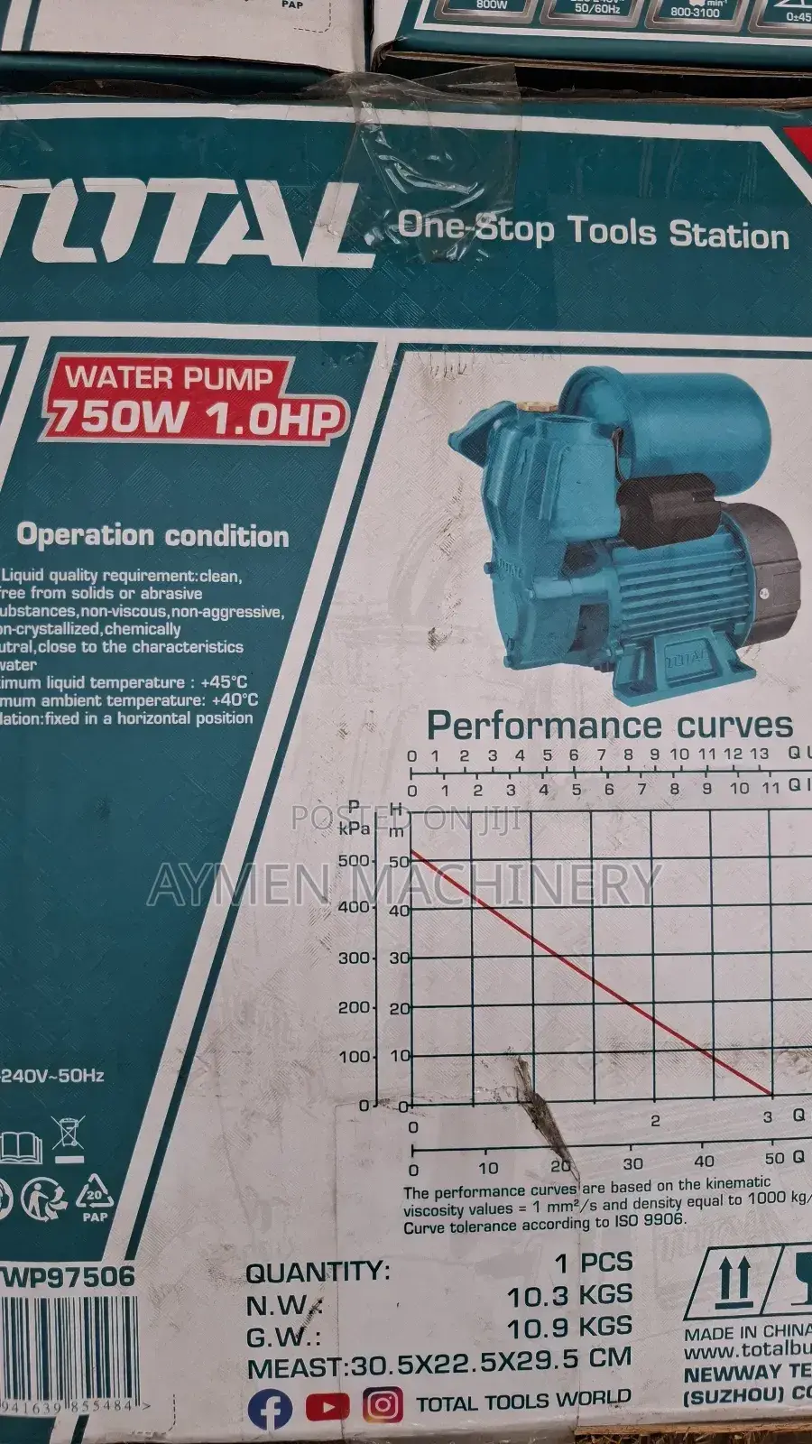 Total 1hp Automatic Self-Priming Pump