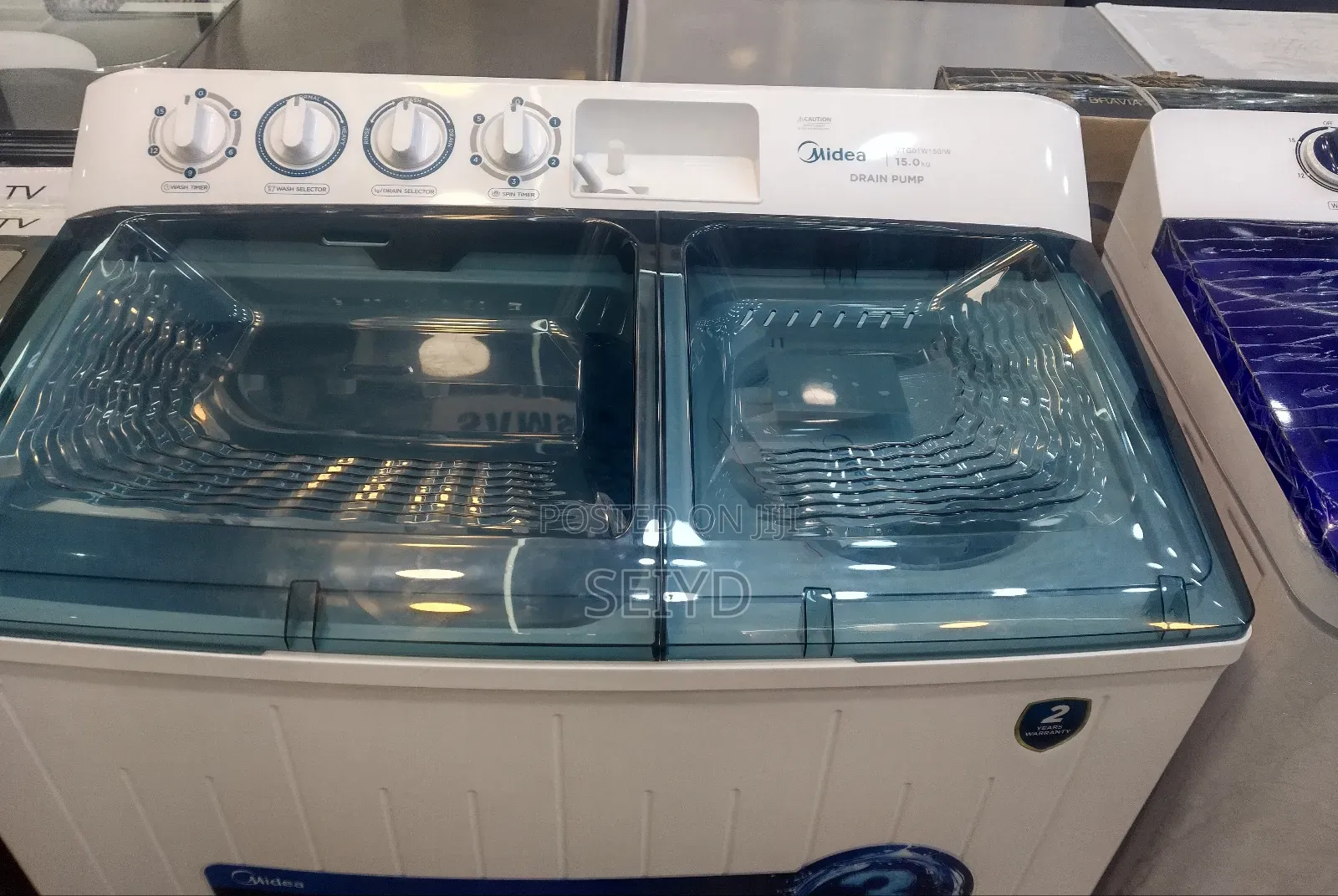 Midea 15kg Koppr Moter