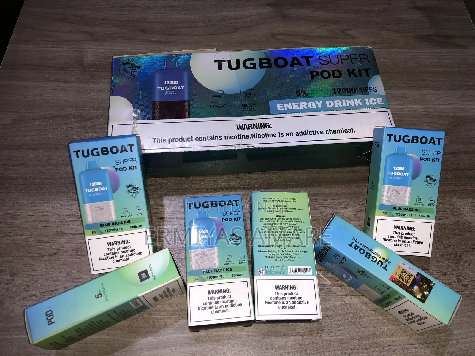 Tugboat Blue Razz Ice