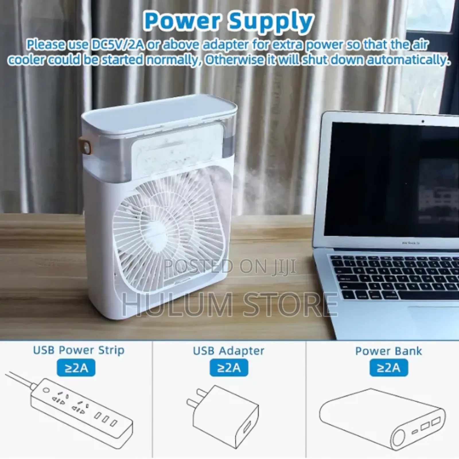 3in1 Humidifier and Cooling Fan
