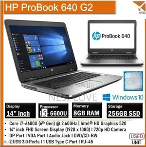 Photo - New Laptop HP ProBook 640 G2 8GB Intel Core I5 SSD 256GB