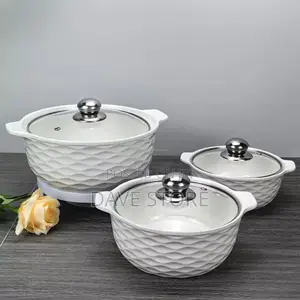 Porcelain Soup Pot 3 Pieces