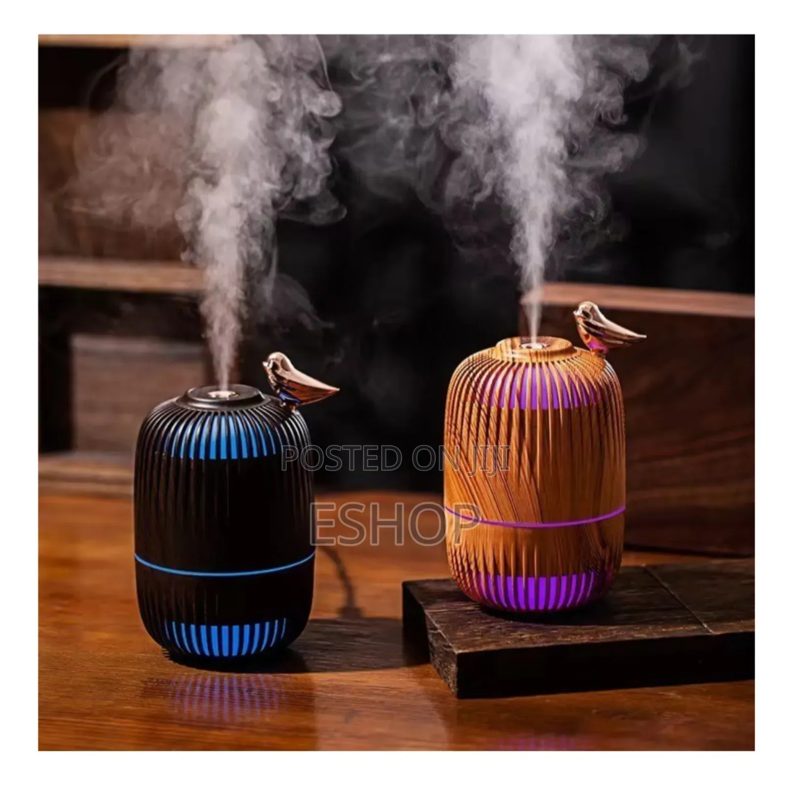 **Mini Humidifier With 3 Colorful Led Lights**