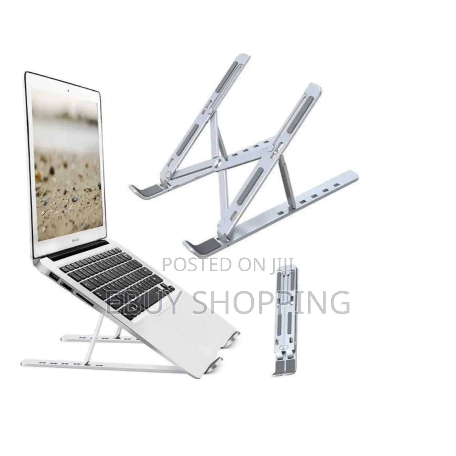 **High-quality Metal Laptop Stand – Foldable Durable!**