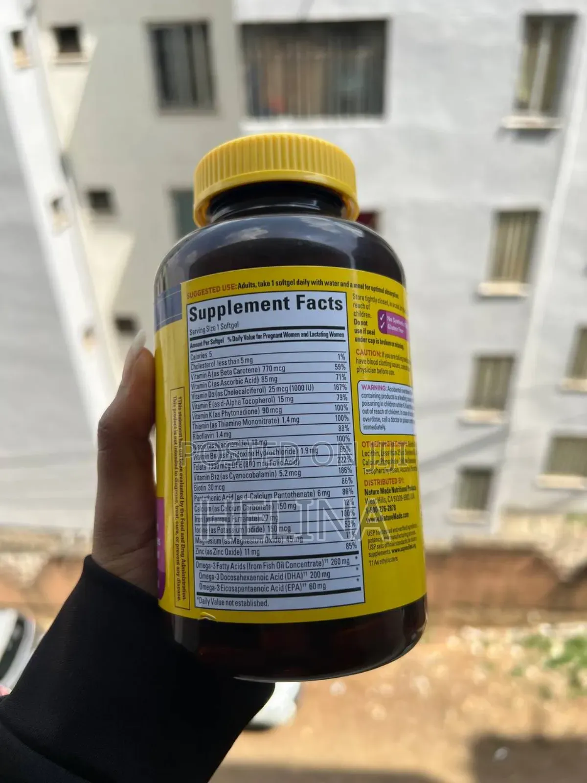 Multivitamin for Pregnancy From Usa Prenatal Supplement