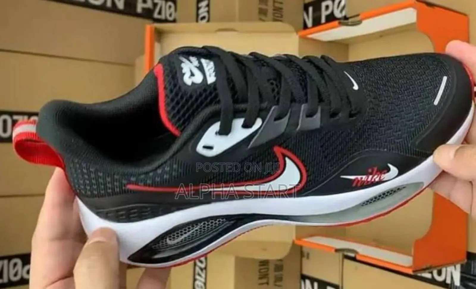 Nike Air Max Zoom 2024 Winflo 10 ‘Black/White/Red’ Shoe