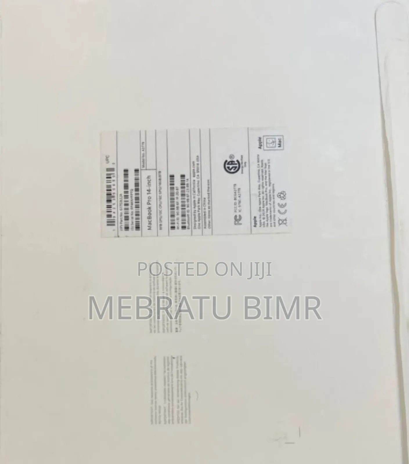 New Laptop Apple MacBook Pro 2023 M2 Pro 14-Inch 16GB Apple M2 SSD 3T