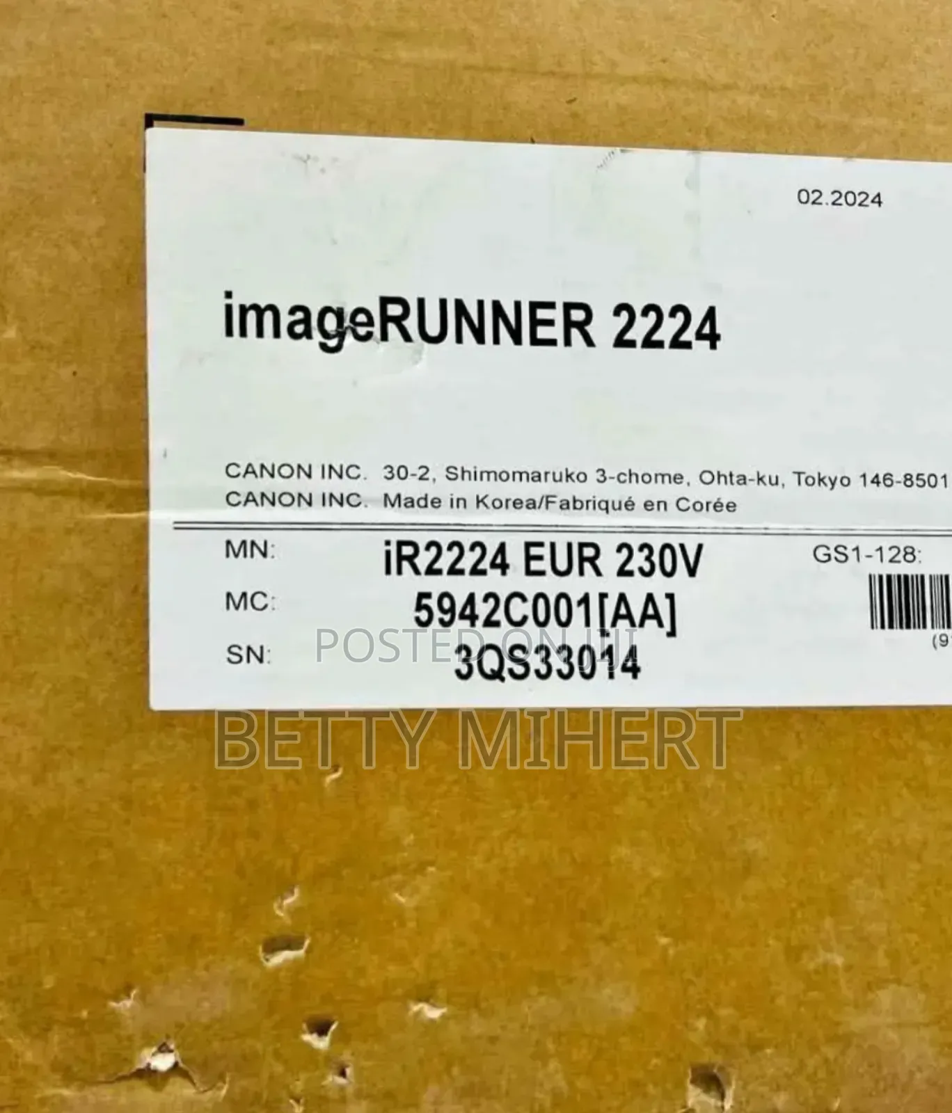 Canon 2224 Copy Machine