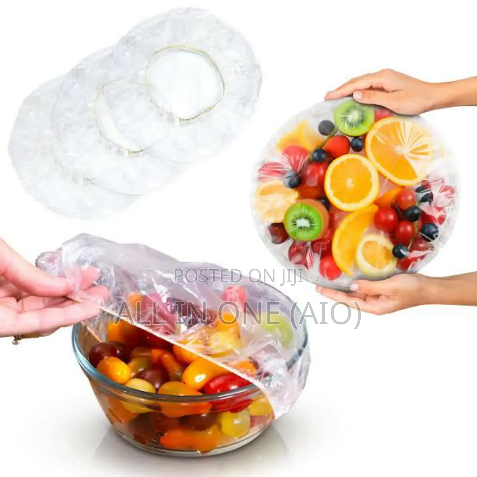 100 Pieces Disposable Food Cover,