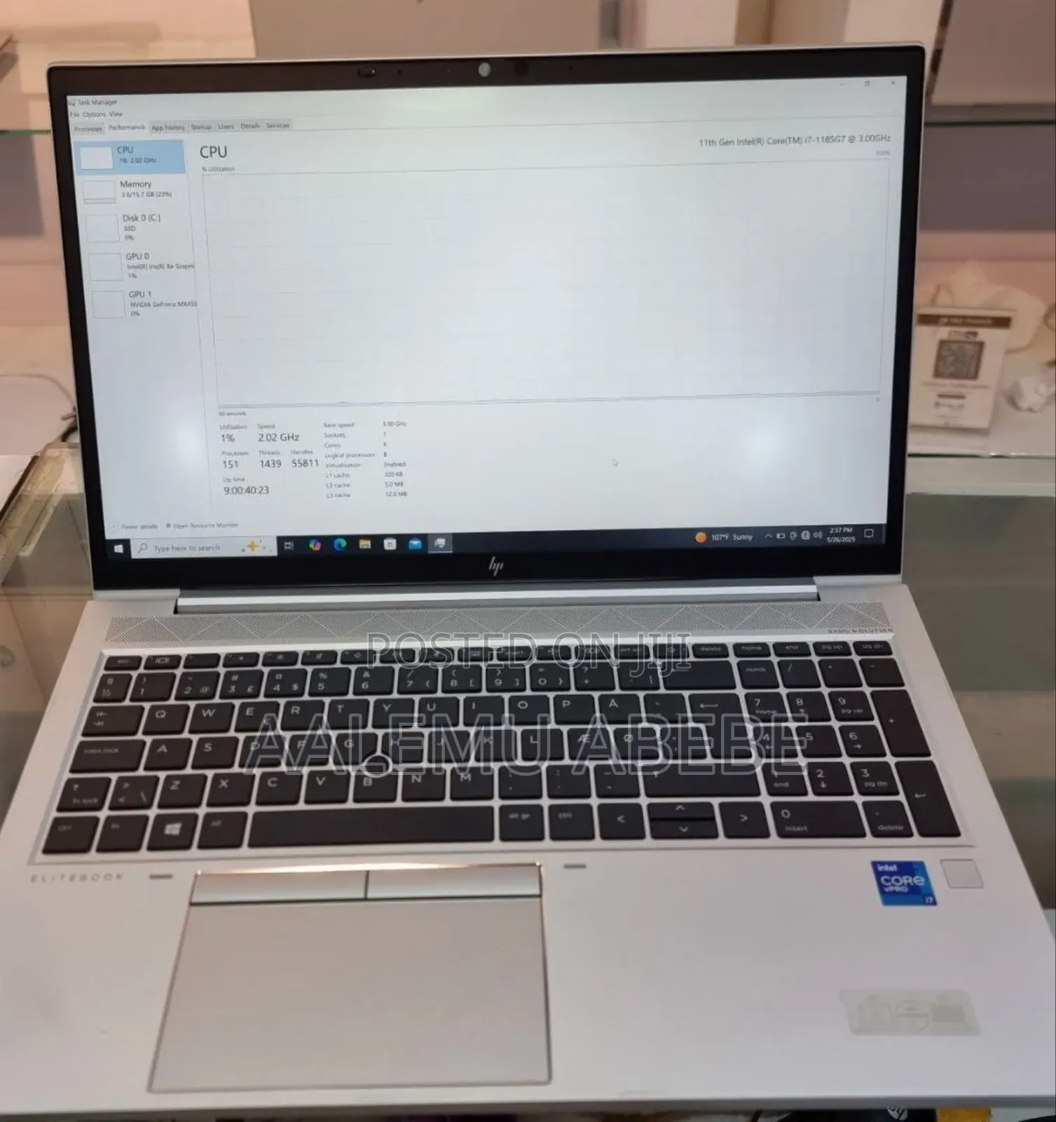 New Laptop HP EliteBook 850 G8 16GB Intel Core I7 SSD 512GB