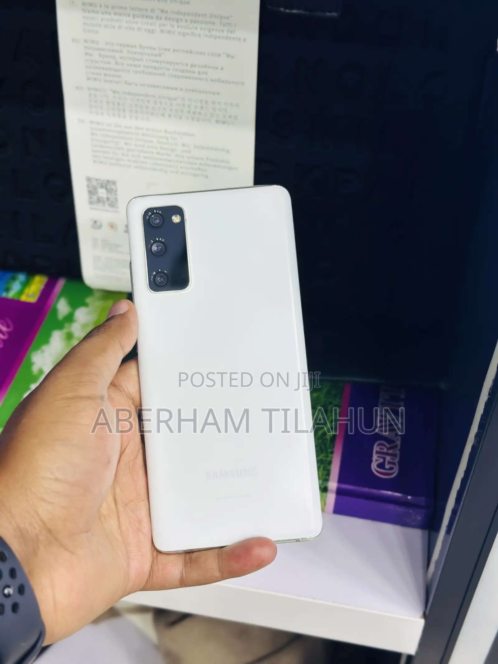 Samsung Galaxy S20 FE 5G SD865 256 GB White