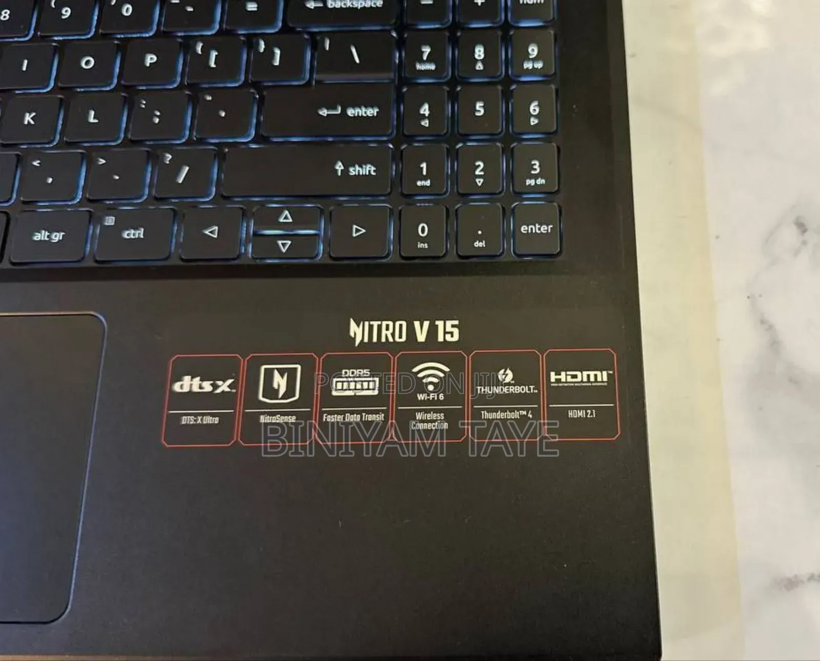 New Laptop Acer Aspire v Nitro 16GB AMD Ryzen 7 SSD 1T