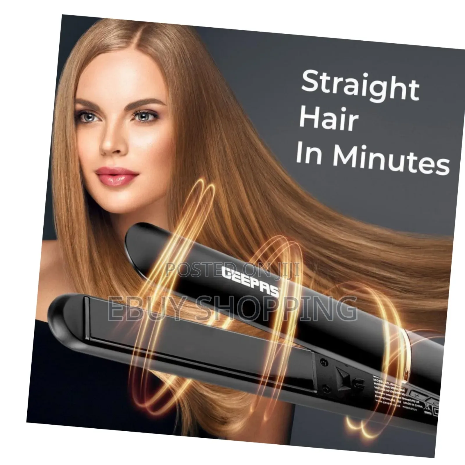 **Dual Voltage Hair Straightener – Worldwide Use (100-240v)*