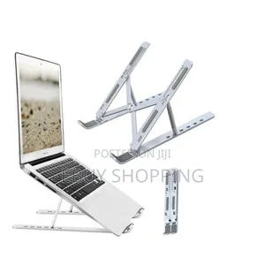 Photo - **Sturdy Metal Laptop Riser – Foldable Space-saving!**