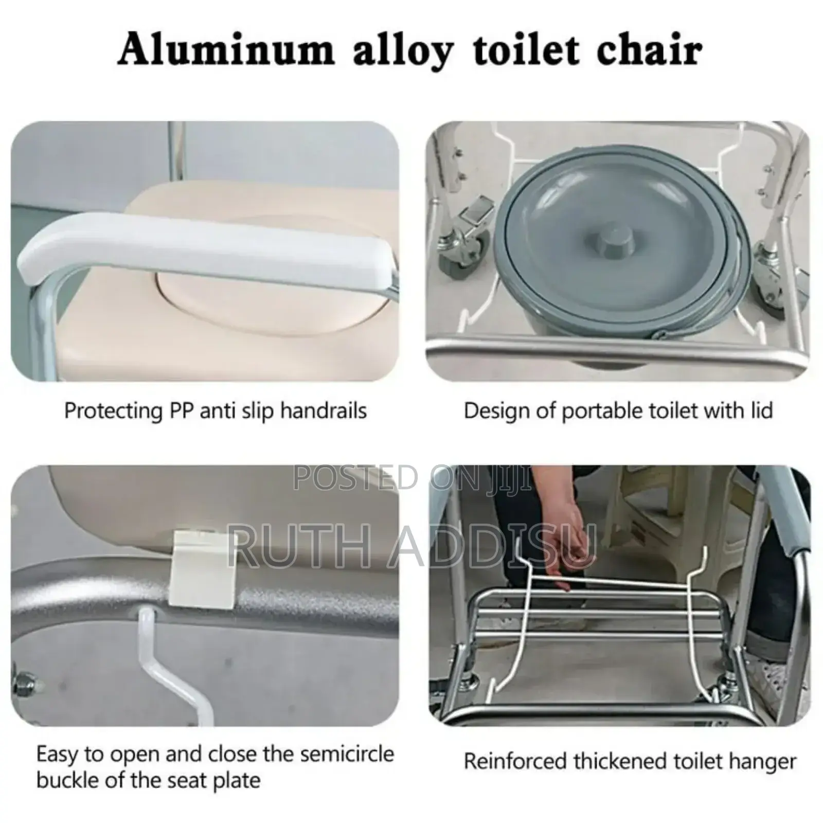 Four Wheel Drive Commode Mini Wheel Chair Best Amazing