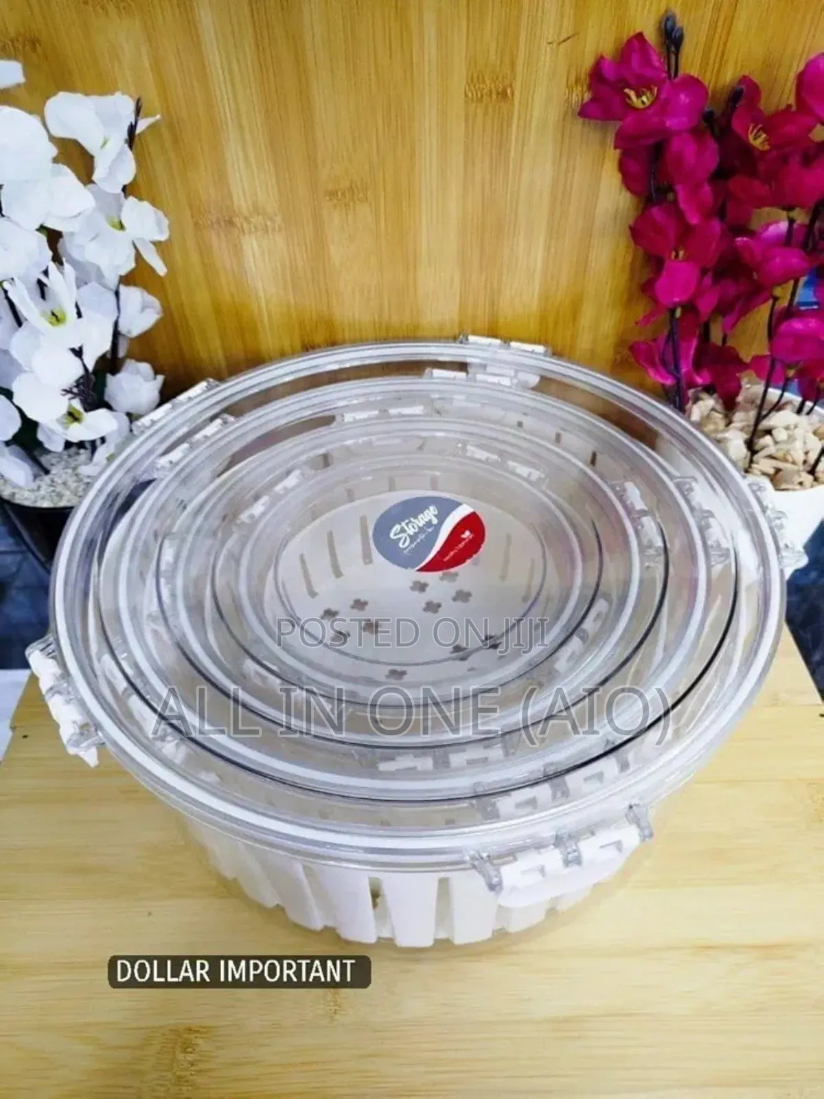 4pcs Acrylic Containers