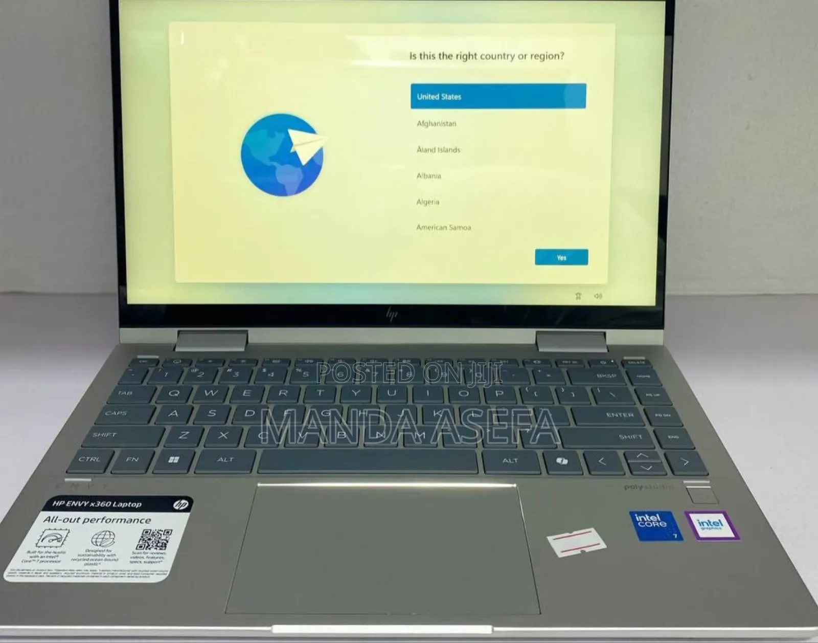 New Laptop HP Envy X360 16GB Intel Core Ultra 7 SSD 512GB