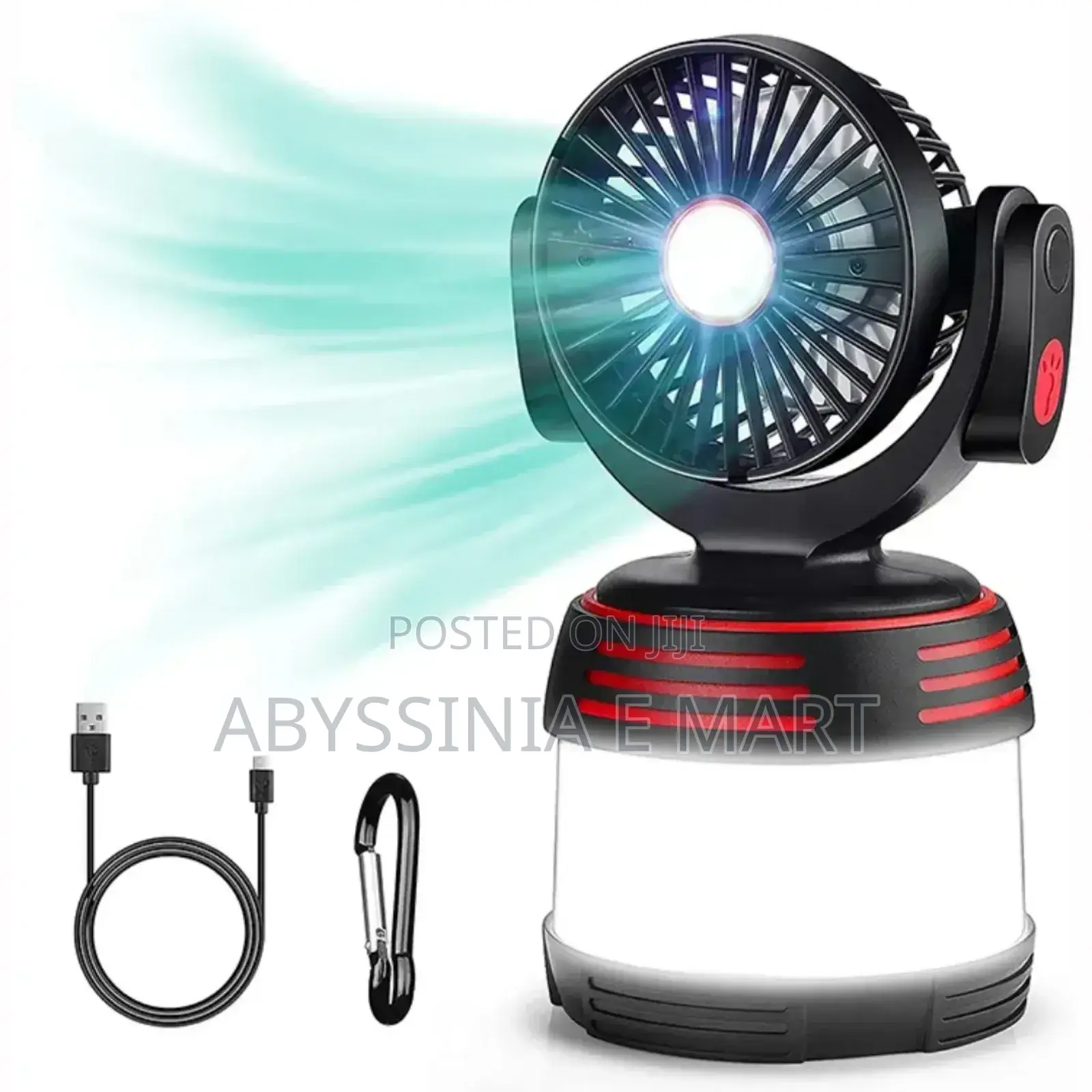 2in1 Fan With Camping Light