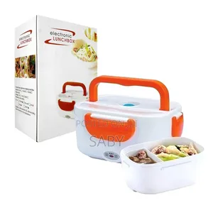 የኤሌክትሪክ ማሞቂያ ያለው የምሳ እቃ