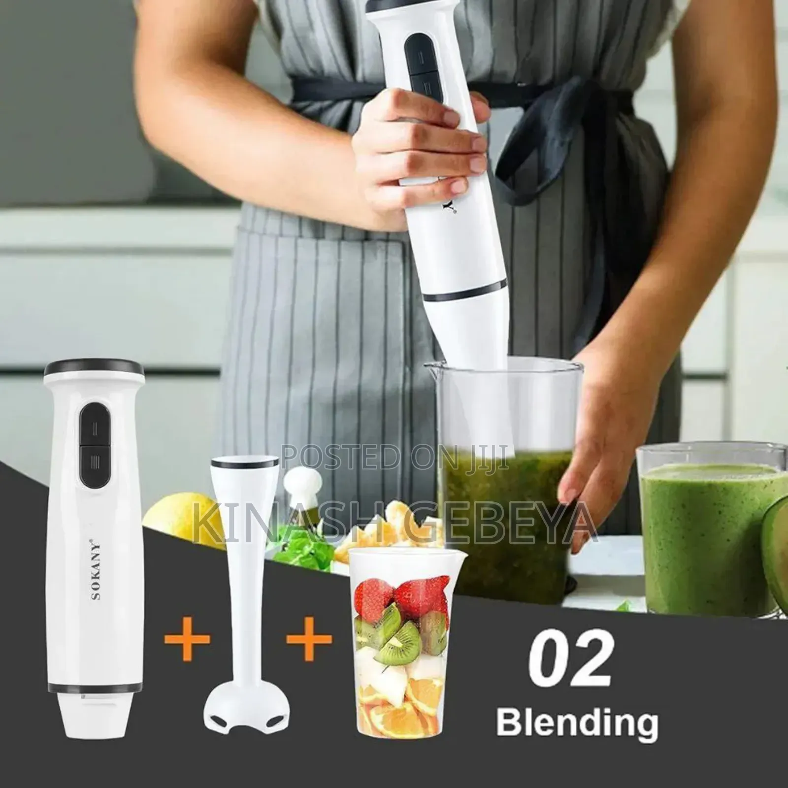 Sokany High Quality 4in1 Hand Blender