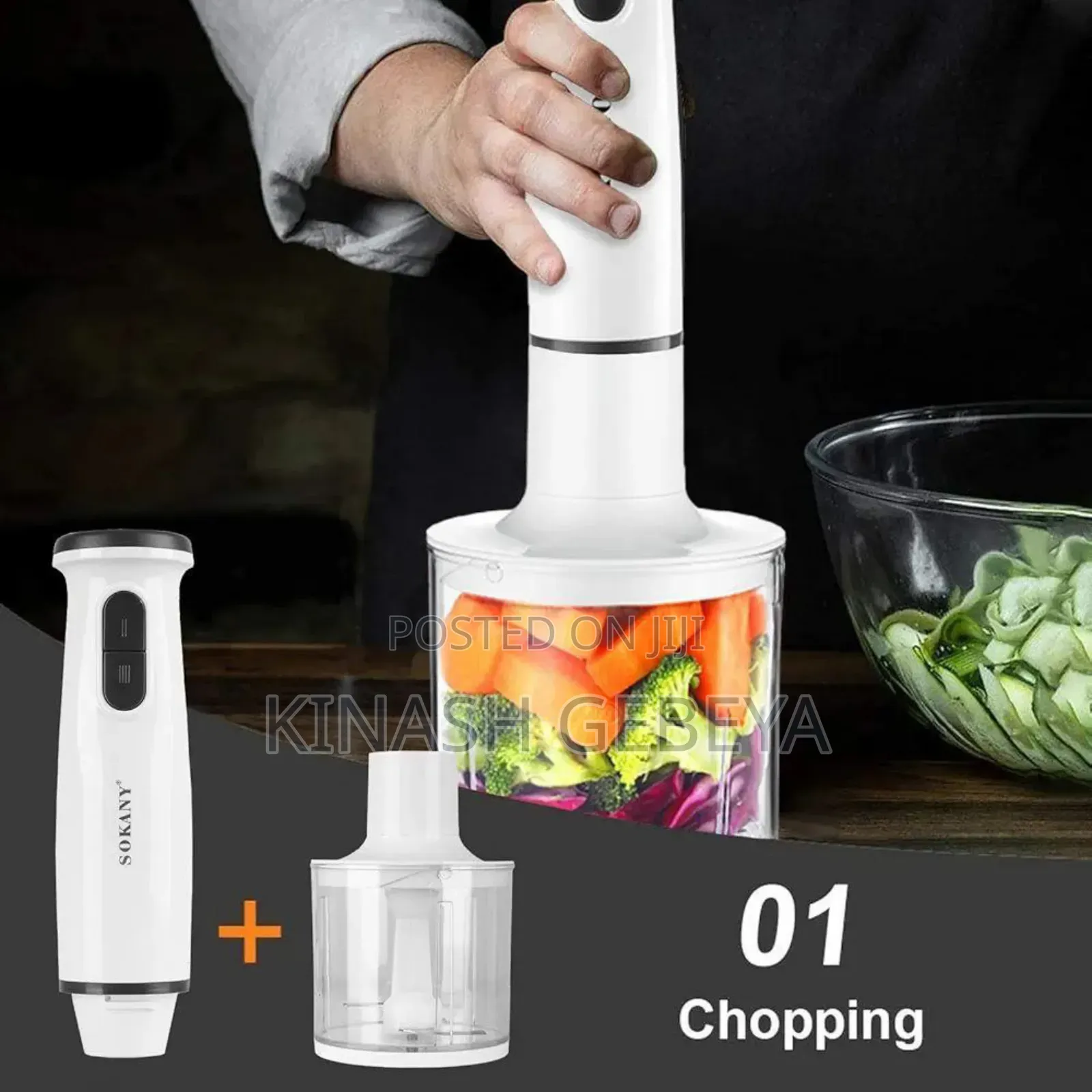 Sokany High Quality 4in1 Hand Blender