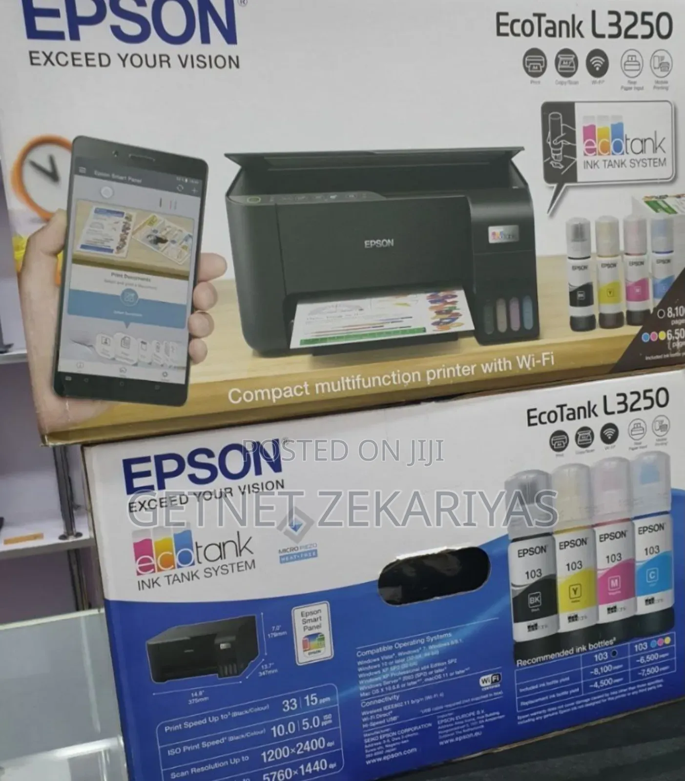 Epsone Eco Tank Printer