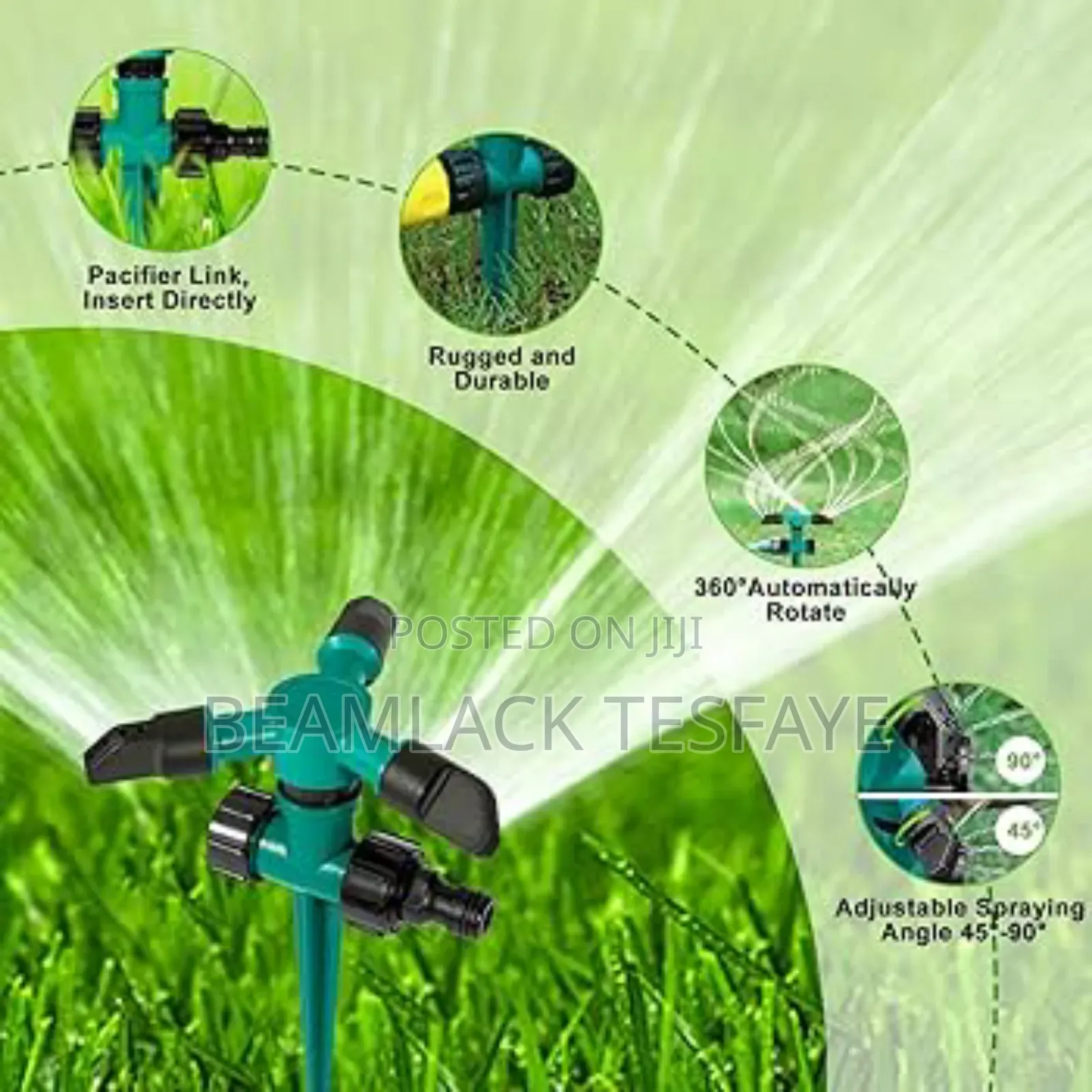 Automatic Rotatingnozzle 360 Degreerotaryautomatic Sprinkler